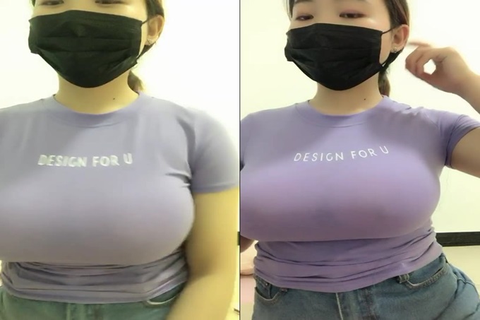 极品G奶巨乳女主播胸型很好没穿内裤不停搓揉又圆又大奶子十分诱人